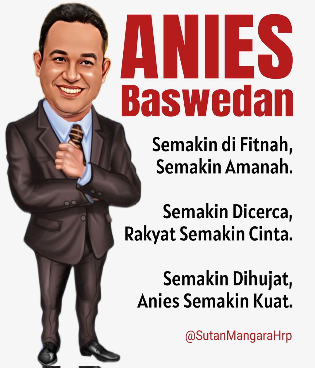 sutanmangara's tweet photo. Kami Mendukung Anies Baswedan ! https://t.co/QAfawR4Dlh