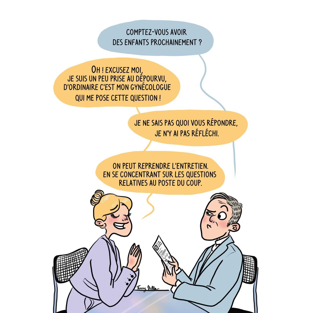 FemmesiciA's tweet photo. Dans ce numéro #51, découvrez comment réagir lorsque là question de la maternité est évoqué lors d’un entretien d’embauche ?
💥 https://t.co/CXQ9jO7gEh