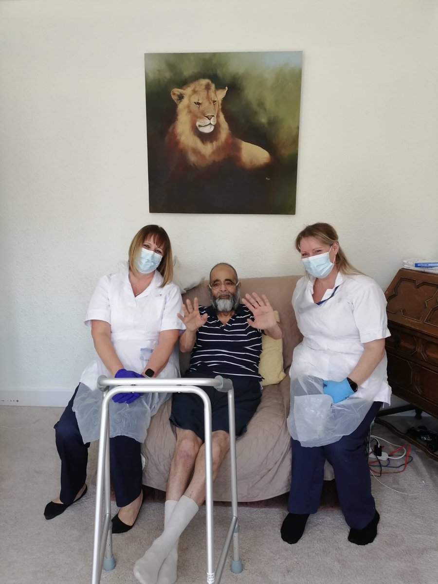 We are proud to share the story of Mr. Ghandi’s rehabilitation. Last year Covid took his independence. Over 6 months AHPs of Rushcliffe Community Therapy worked with him to improve QOL, function &amp; purpose. See his story in 4 more tweets – stay tuned! #AHPsDay <a href="/AHPsNottsHC/">NottshcAHPs</a>