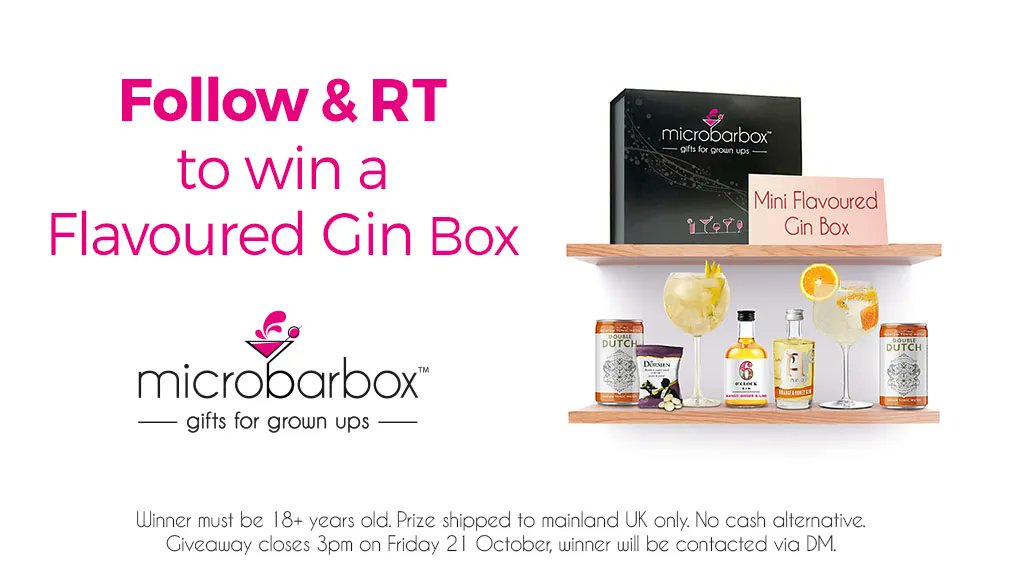 microbarbox's tweet photo. It's #giveaway time! #Follow & #RT to #win a Flavoured #Gin #MicroBarBox.
Good Luck!
#freebiefriday #competition #retweet
Eyes on the prize: https://t.co/XkEg9Mt26n https://t.co/hBBWq9C7UF