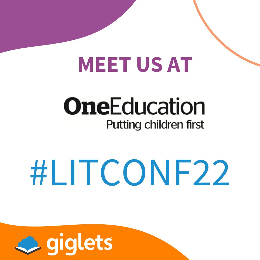 Giglets's tweet photo. Who’s at the @OneEducation #LitConf22 ? Come meet the #giglets team in the breakout area/foyer and find out how you can supercharge #literacy and #language #learning in your school. https://t.co/rPiyOu39cf
