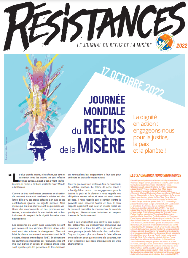 ATDQM's tweet photo. 🗨️ Le combat contre la pauvreté nous concerne toutes et tous.
En amont de la #JournéeMondialeDuRefusDeLaMisère 37 représentants d'associations, syndicats & organisations de la société civile s'engagent pour #RefuserLaMisère.
Lire leur édito 👉 https://t.co/ukCoCiCS5V https://t.co/OZ9jRecC1r