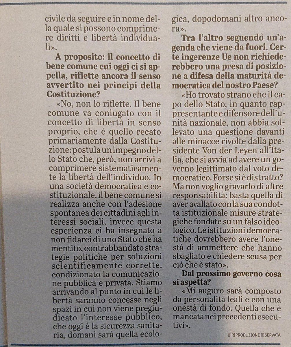 prof_baldini's tweet photo. Per chi fosse interessato a leggere una mia intervista apparsa su la Verità di oggi, rilasciata a ⁦@CathVoicesITA⁩ https://t.co/R5fnD85lsZ