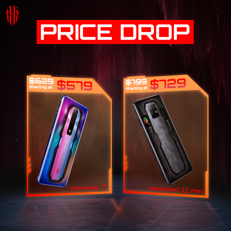 redmagicgaming's tweet photo. ICYMI: The #REDMAGIC7 and #REDMAGIC7Pro are now on sale! Now starting at $579!
Own a #REDMAGIC7Series phone today!