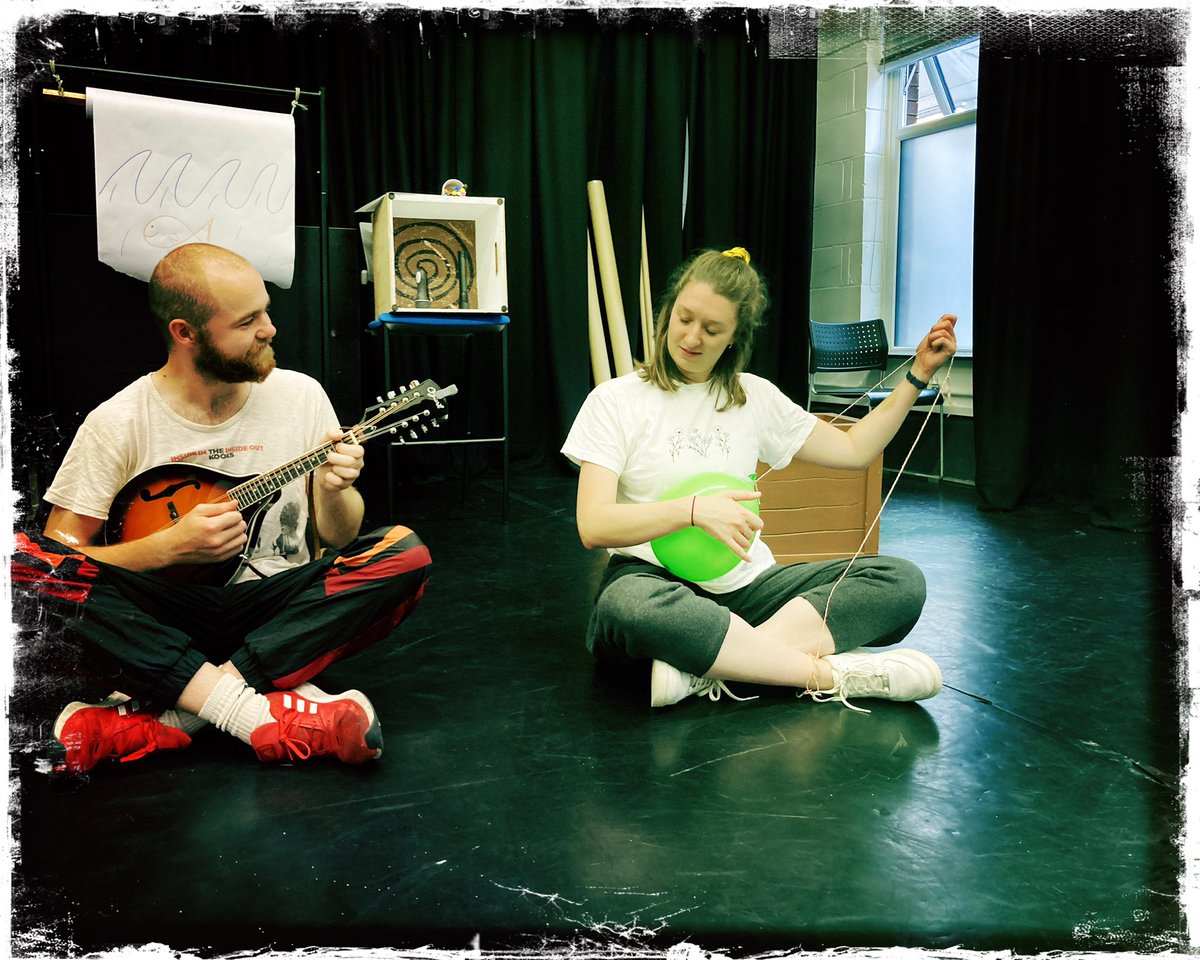 sargent65's tweet photo. Sending love & good luck to @DylanBull_ @helenarimmer & #AaronStorey as you sing #IvanStott’s wonderful songs on @MelhuishImogen fabulous set for the last time & make nursery children care once again for Brodie & Roo in #LetsPlayMessingAround for @DerbyTheatre https://t.co/CgrxbblHbP