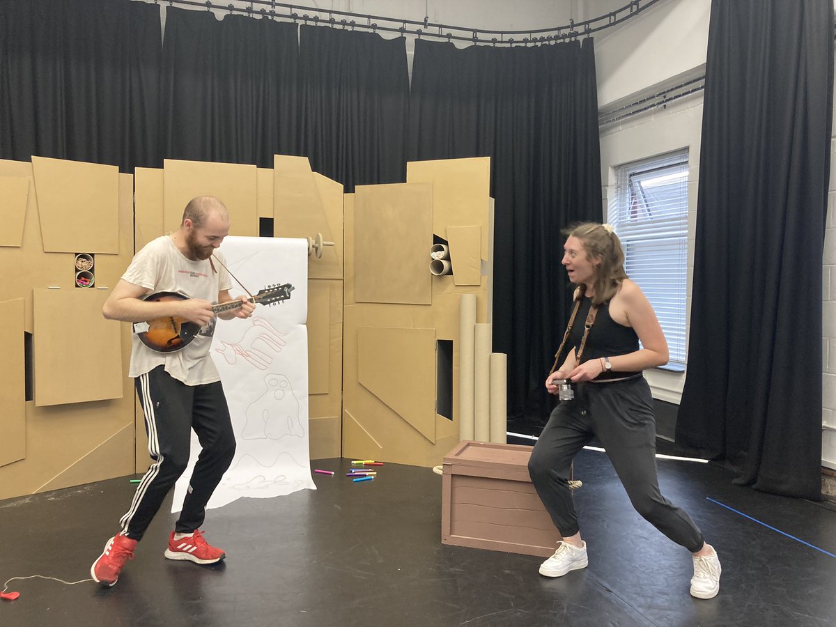 sargent65's tweet photo. Sending love & good luck to @DylanBull_ @helenarimmer & #AaronStorey as you sing #IvanStott’s wonderful songs on @MelhuishImogen fabulous set for the last time & make nursery children care once again for Brodie & Roo in #LetsPlayMessingAround for @DerbyTheatre https://t.co/CgrxbblHbP