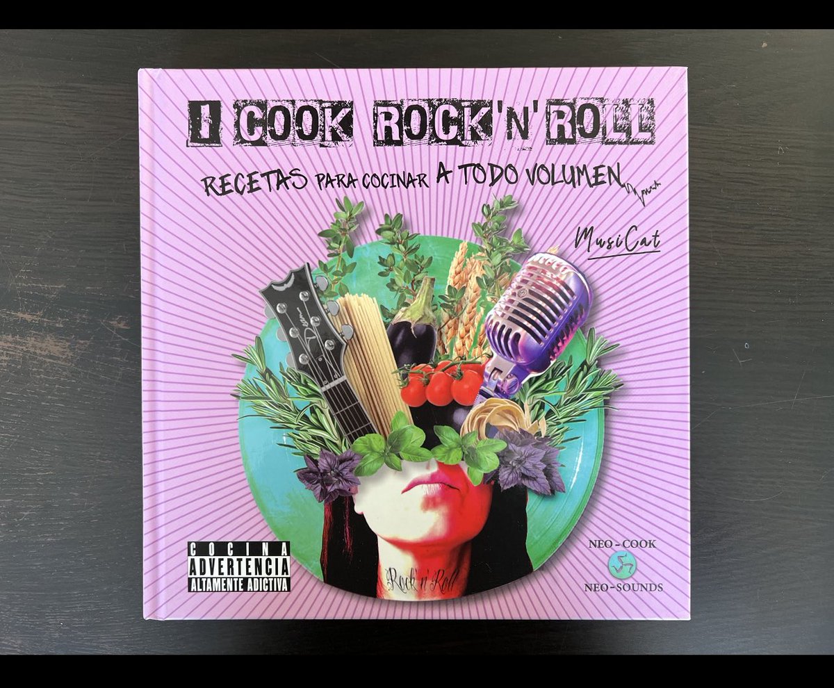 NeoPerson_ed's tweet photo. I Cook Rock n’ Roll 🎵🥫🍝
Recetas para cocinar a todo volumen.

¿Cómo te suenan los gnocchi a la romana «Enter Sandman» de Metallica, el chili con carne «American idiot» de Green Day, o los calamares rellenos «Ace of spades» de Motörhead?

El nuevo libro de #NeoCook y #NeoSounds https://t.co/DLrxVHM2zp