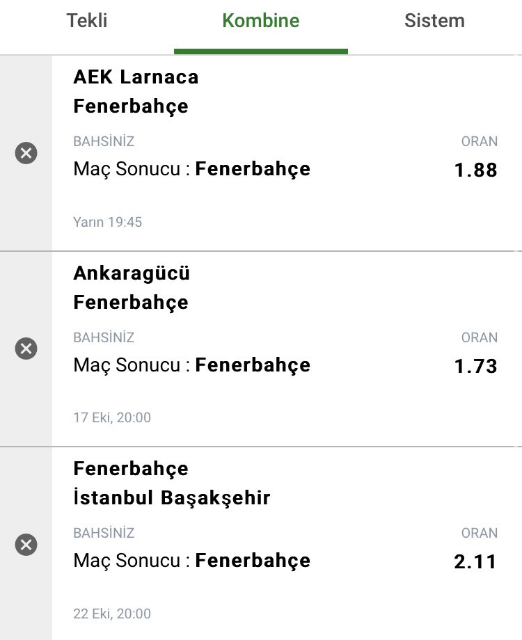 Yok be kızım üç haftada bir oynuyorum