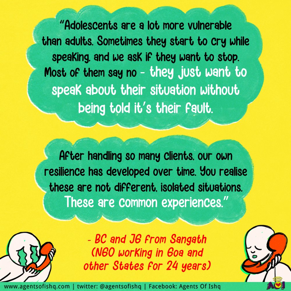 AgentsofIshq's tweet photo. Workers from @SangathIndia talk about common experiences across age groups.

#TeensNeedHelpToo #vunerability #ItsOkayNotToBeOkay https://t.co/28JhfCtjZn