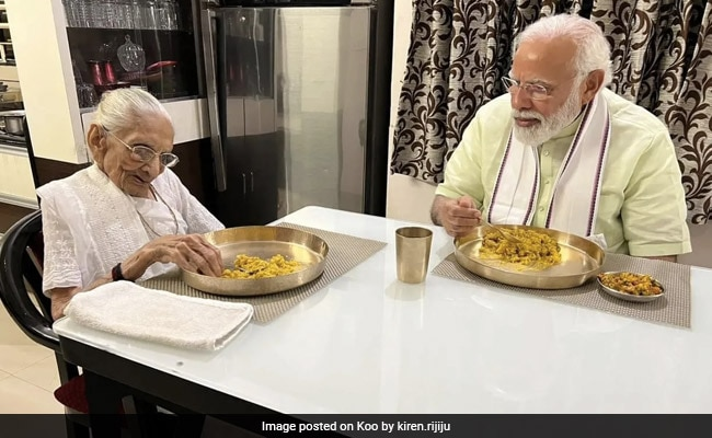 ndtv's tweet photo. "Her Only Crime... She Gave Birth To Narendra Modi": BJP Slams AAP Over Video https://t.co/6EtwY087NQ https://t.co/vi4pmCNP5b