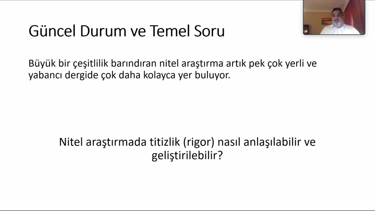 II. Nitel Araştırmalar Çalıştayı'na Doç. Dr. Deniz Tunçalp'in konuşmasıyla başladık. "Bu çoğulluk içerisinde nitel araştırmada daha titiz bir yaklaşımı nasıl ortaya koyabiliriz?" <a href="/praxist/">Deniz Tunçalp</a> #nitelcalistay2022