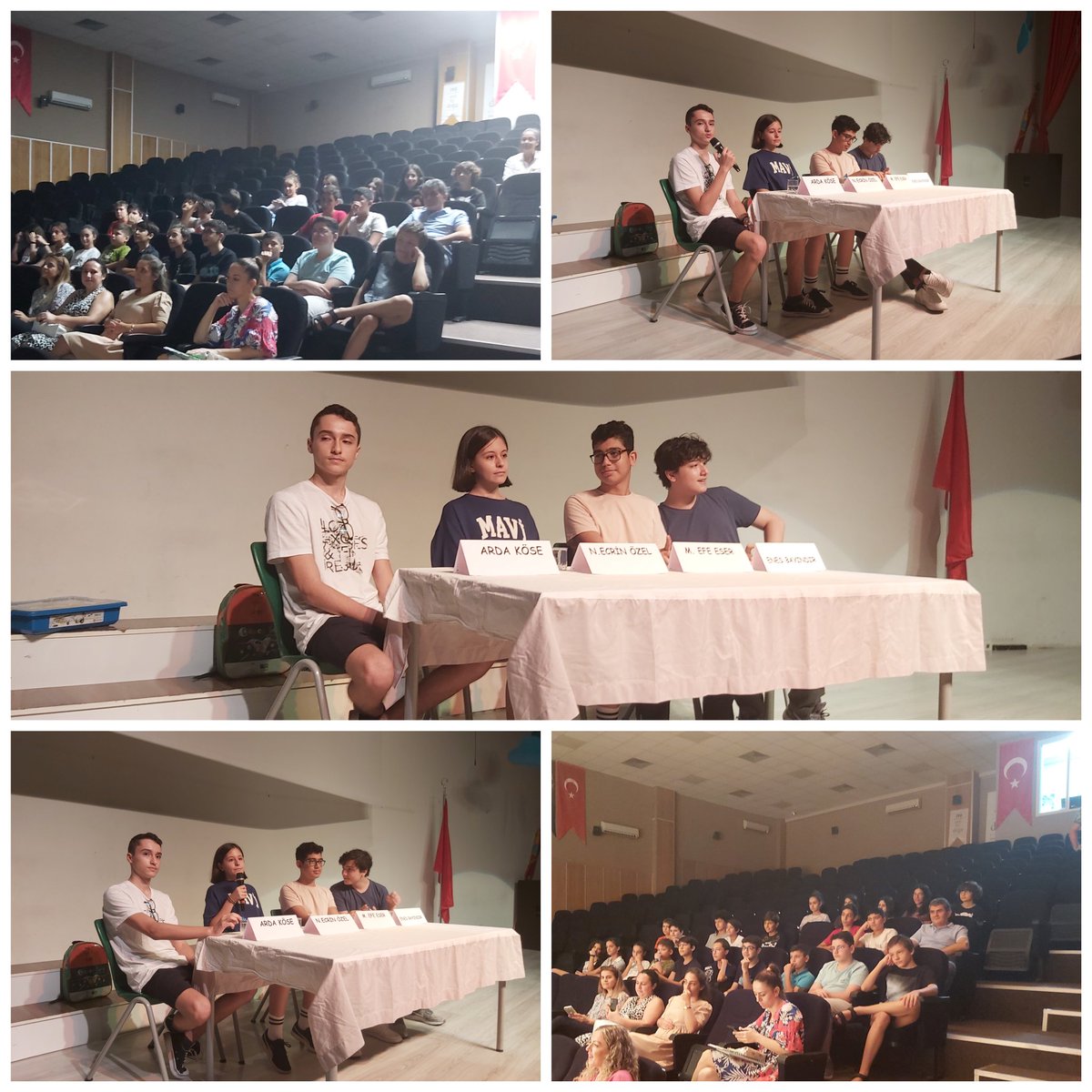 Aydın Doğa Ortaokulu Rehberlik Bölümü olarak "İlham veren mezunlar" panelimizi gerçekleştirdik. Lgs de güzel başarılara imza atan öğrencilerimizi 8.sınıflarımızla buluşturduk. <a href="/aliaykut2808/">Ali Aykut</a> <a href="/huseyinbas87/">Hüseyin BAŞ</a> <a href="/gulsenakssu/">Gülşen Arslan</a> @psk_ezgidumer