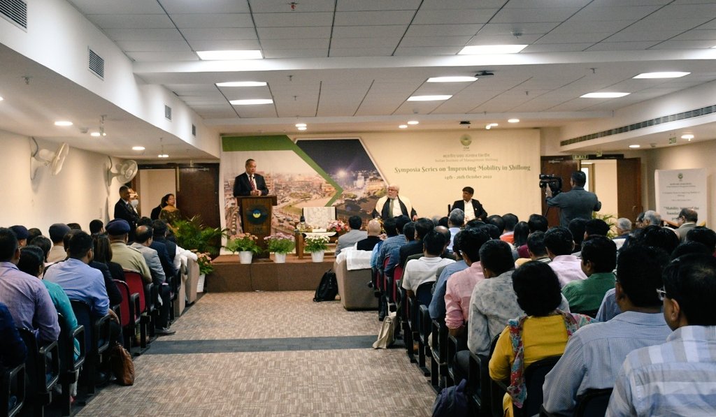 A Symposia Series on "Improving Mobility in Shillong" was inaugurated by Justice Sanjib Banerjee, Hon. Chief Justice, Sh. DP Wahlang, IAS, Chief Secretary &amp; Prof. D P Goyal, Director #IIMS in the presence of officials from various Govt. Depts, faculties &amp; students. <a href="/PIBShillong/">PIB In Meghalaya</a>