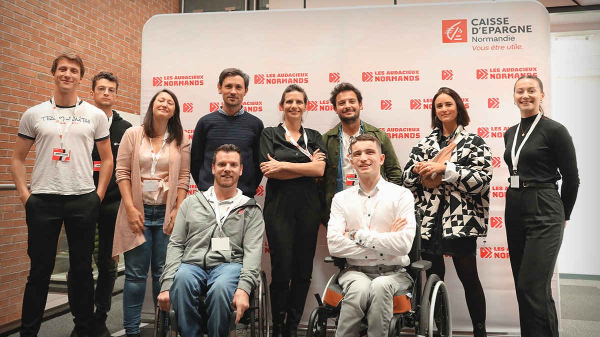CE_Normandie's tweet photo. #AudacieuxNormands | Merci aux audacieux normands présents à la première soirée de l'audace ! 🙏

Les Audacieux, c'est fédérer les jeunes normands qui portent des projets pour lesquels nous sommes fiers d'êtres le catalyseur !  🔥

RDV le 18/10 à @joinMoHo pour la 2nd édition 😉 https://t.co/qVpxQP7FWB