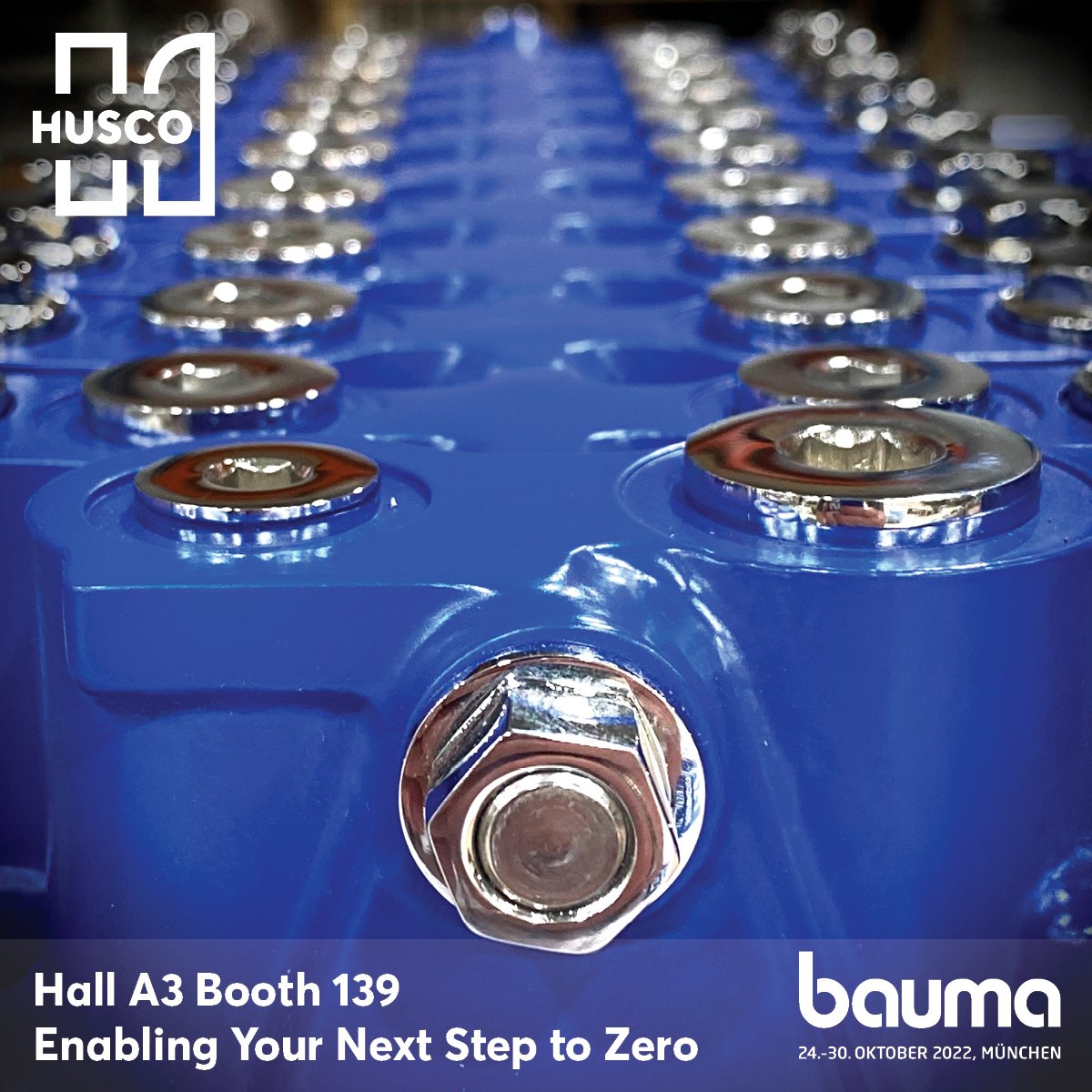 HuscoIntl's tweet photo. #Bauma is nearly here. #Husco is ready. Who said hydraulics can't be pretty?! We have some big headlines at Bauma 2022. Want to learn more? Stop by our booth A3.139. If you are not attending, please get in contact.
#HydraulicTechnology #EfficientHydraulics #Automation #Zero https://t.co/gbQme5WXG4