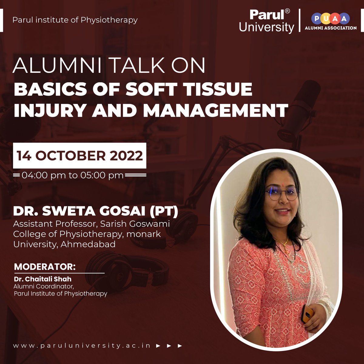 ParulAlumni's tweet photo. #PUAlumniAssociation, in association with #PIPT and #RHMC, is organizing #AlumniTalks on 14.10.2022 &amp; 15.10.2022, respectively.

Knowledge shared is knowledge squared! So, if you wish to share your expertise, kindly share your details using this link: https://t.co/6NtMxQ8d5t. https://t.co/h1AwtJBr0d