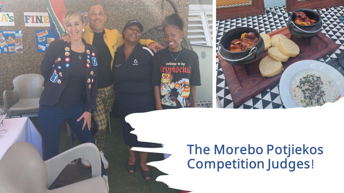Morebo5's tweet photo. The judges responsible for tasting the 'signature' dishes!   😉✨

👩‍🍳🙌

#morebopotjiecookoff
#moreboteambuilding https://t.co/mQNDeSUWgm