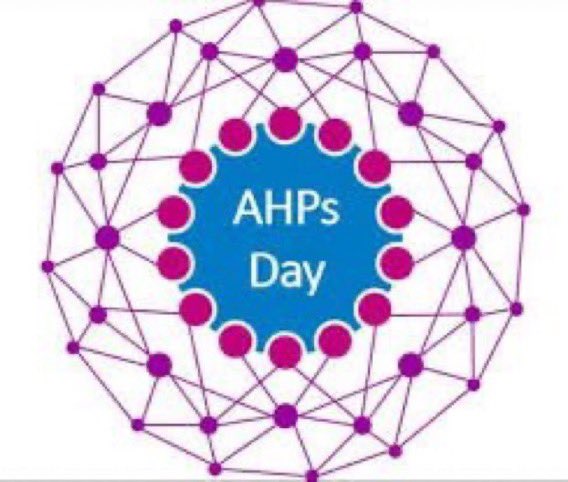 Wishing all my friends and colleagues a happy AHP day 🎉 you can take the girl out of physio but not the physio out of the girl 🤩