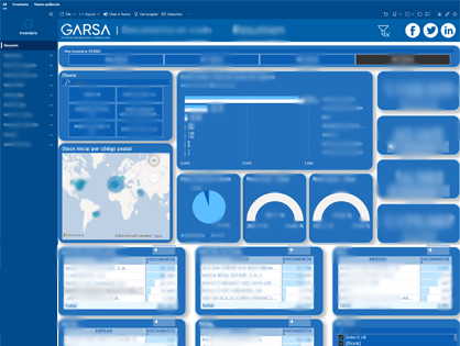 Vernavi's tweet photo. Proyecto especializado destacado: INVENTARIO.

Informes a medida sobre el inventario de @_GARSA_  y gestión de sus datos con cálculos predictivos e intervenciones guiadas. Supercomputación. Tecnologías: Microsoft Power BI, MySQL y Node.JS. https://t.co/Xb24T0Dqs4