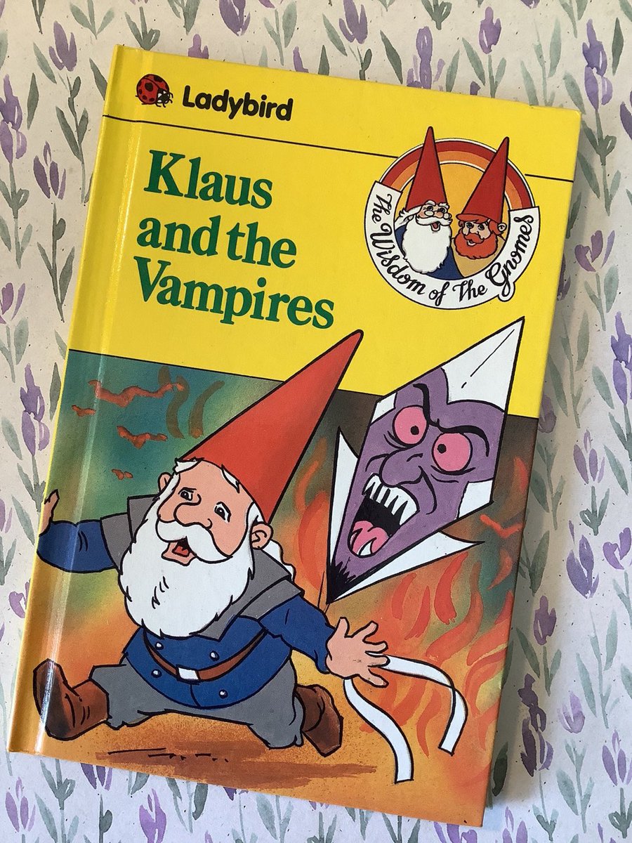 WatsonsVintage's tweet photo. A Fun #Halloween Read in my #etsyshop RARE #Vintage 1990 FIRST EDITION 'Klaus and the Vampires' The Wisdom of the Gnomes #LadybirdBook in Hardback #NostalgicBook #GnomeFanGift https://t.co/C9Q9g4UpI7 #WisdomOfTheGnomes #KlausAndTheVampires #FunPictureBook #RetroGift #UnusualGift https://t.co/11HOJFxMvU