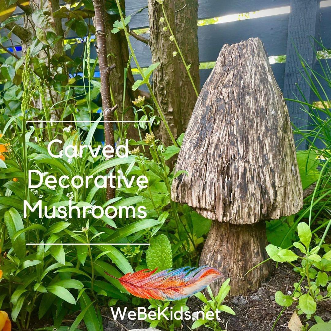 WeBeKids1's tweet photo. 1/2 #Fun #Friday is here! To finish our week celebrating #fungi, the best #natureactivity we have to offer is indeed the Carved Decorative #Mushroom! Head to the We Be Kids website, click on #Activity Library, click on #Nature Activities, then type in 'mushroom' into the search.. https://t.co/wbGgpkYsrZ