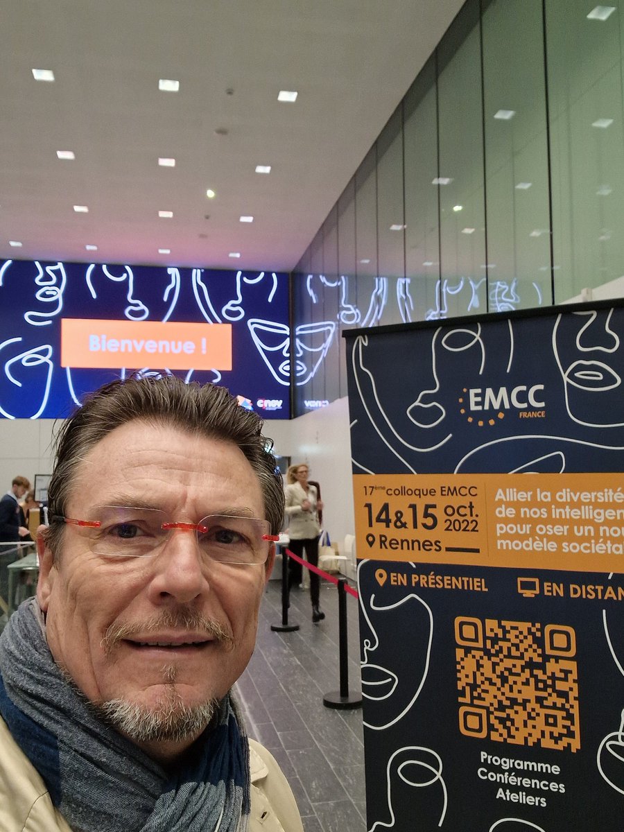 PDLpro's tweet photo. @EMCCFrance 
Accueil au 17ème Colloque de #EMCC à Rennes sur le thème : "Allier la diversité de nos intelligences pour oser un nouveau modèle sociétal". https://t.co/R6tYWCJ3nT