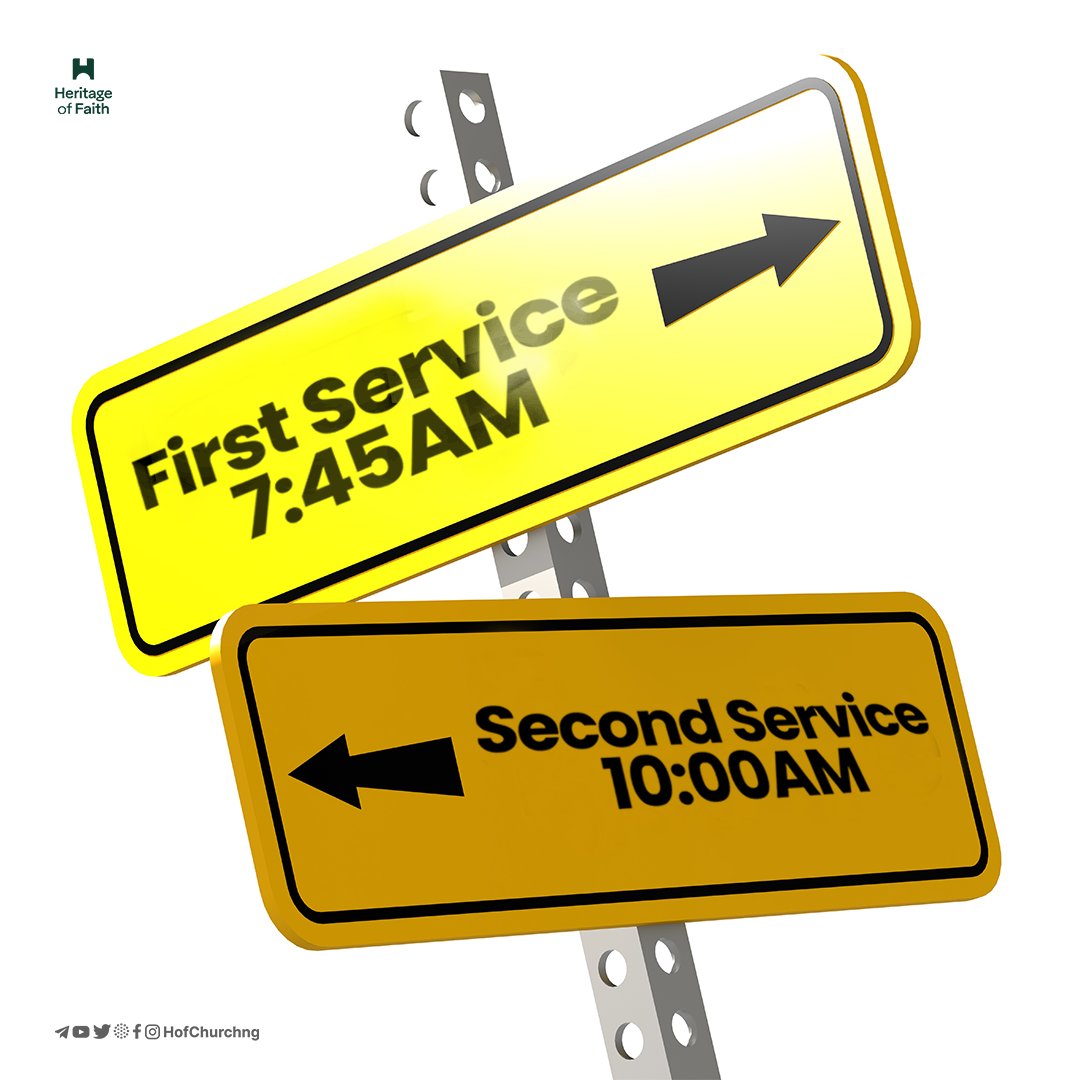 HoFChurchNG's tweet photo. You can:
Hear GOD
Be sure of what to do & be accurate in life
If you'll GROW spiritually
Join any of our services this Sunday by
7:45am
&
10am
Faith Factory
LTV 8 Compound
Plot 1 Lateef Jakande Road
Agidingbi
Ikeja
Come๐ซด ๐
#HoFTwoServices #StrongerBelievers #HoFChurchNG https://t.co/j6IwKYduyc