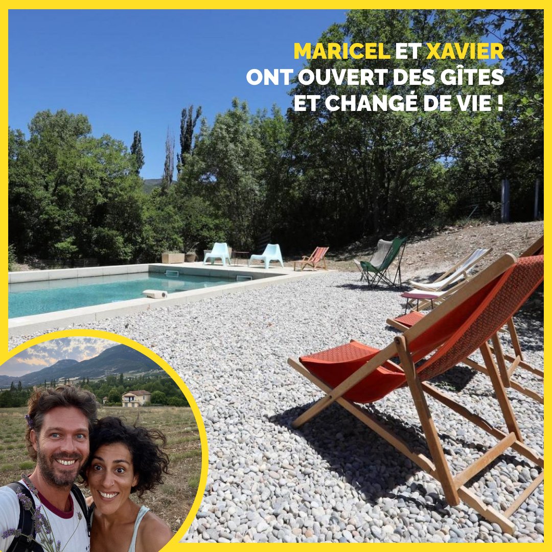 [INTERVIEW] Xavier et Maricel ont changé de vie pour ouvrir des gîtes !Le couple envisage une reconversion professionnelle avec le souhait de travailler à distance. Ils ont ouvert leurs hébergements en 2022 ! 
Découvrez leur parcours de vie : bit.ly/3yuYe10