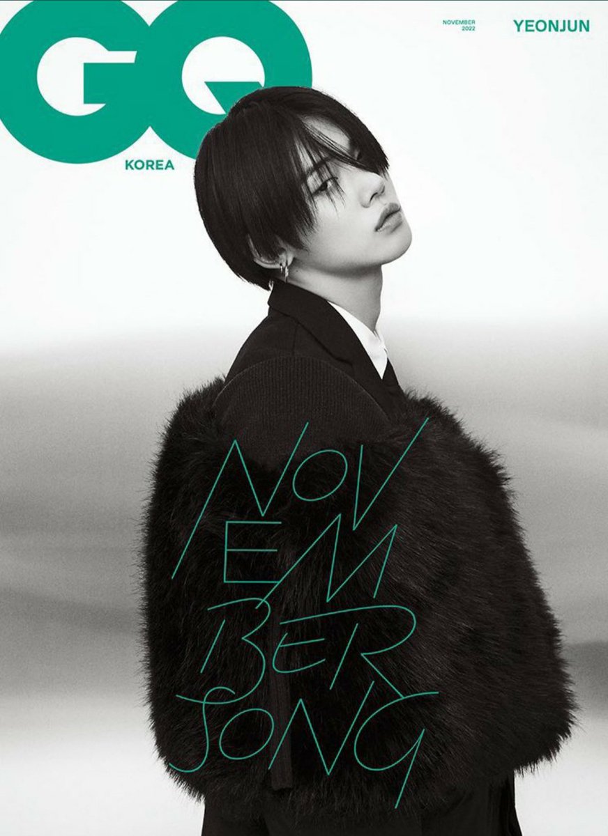 TXTTurkey's tweet photo. [221014] Yeonjun GQ Kore'nin kasım sayısının kapağında yer alacak

#TOMORROW_X_TOGETHER #TXT
@TXT_members @TXT_bighit https://t.co/ch37EjFjXV