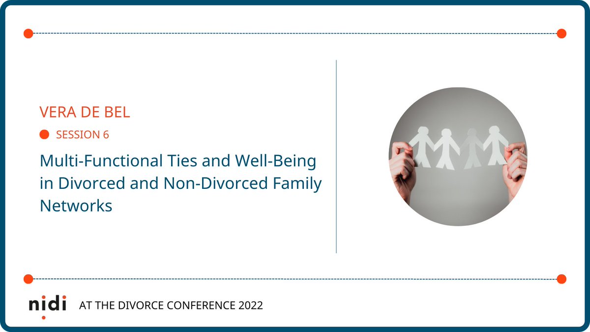NIDI_KNAW's tweet photo. Today, our visiting researcher @veradebel presents the first results from the Lifelines Family Ties dataset @DivCon2022. She collected multi-actor family network data among children, parents, grandparents, aunts, uncles and stepfamilies in both divorced and non-divorced families. https://t.co/sDGmpf3AkR