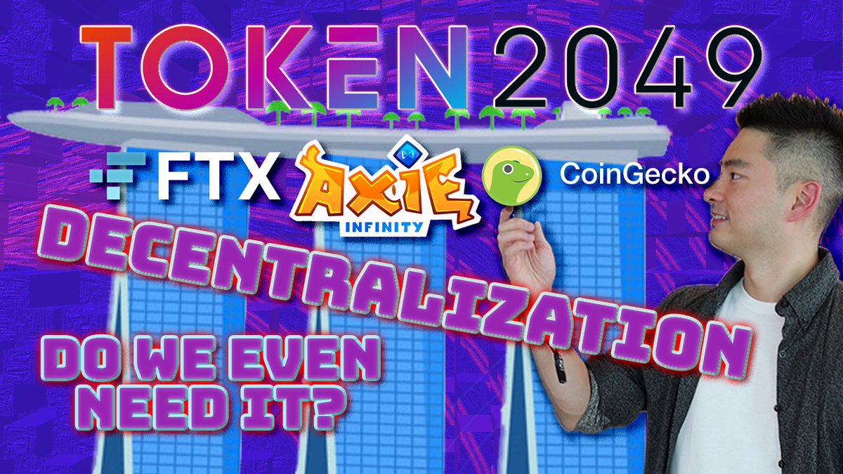 CryptonautsShow's tweet photo. We went to #TOKEN2049 and asked all the industry leaders what they thought about #DECENTRALIZATION! 

@coingecko @Psycheout86 @FTX_Official @Wachsman_ @hackapreneur @hackenclub @boxmining @helloericma @Nate_MSQ @illuviumio @AAXExchange 

Full video: https://t.co/idBN8EMZdG https://t.co/uNqoQ1JqTS