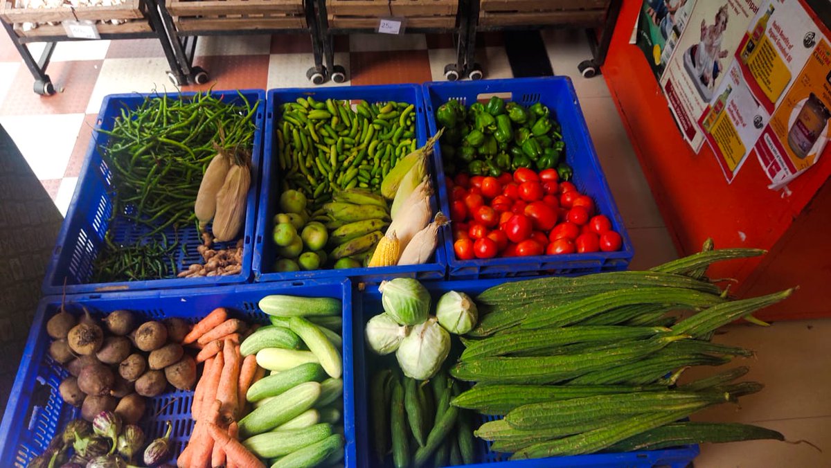 sas_organic's tweet photo. #SAS organic store   we are proving residue free vegetables @Ambernath shop #mumbai 
All types of Vegetables or Organic Groceries in store
🌿 Daily Fresh Vegetables available 
🌾Directly Farm to Store 
🍀Residue Free Vegetables 

Contact For Home delivery - +91 70200 28881 https://t.co/7fPZokxE47