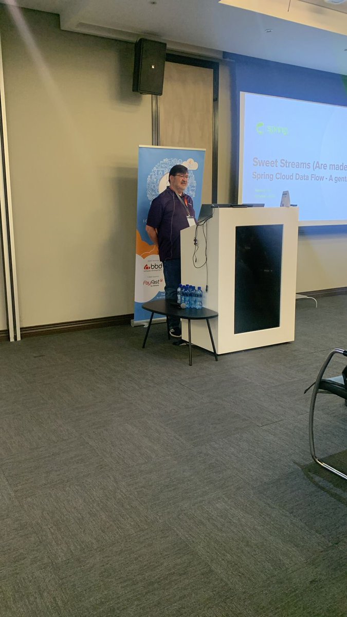 JavaAfrica's tweet photo. Our first speaker @corneil is currently on stage. Our audience is pay full attention. #JavaOnAzure #MEACoders #DevYouTube #software #tech #developer #Kubernetes #kotlin #Java #android #CodeLife #developer #BLOCKCHAIN #code https://t.co/2BZucceNt8