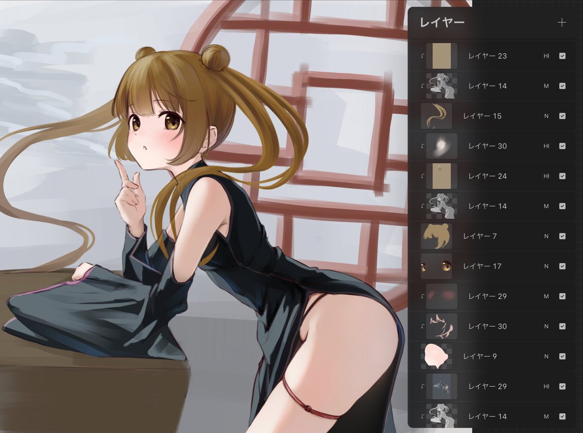 水着美穂ちゃんから練習してるグリザイユ
グレスケで全身を塗ってからパーツごとに乗算で被せてその上からハードライトで色を加えていくと彩度がドギツくなりづらくていい感じ🙃
茄子さんがびっくりするくらい上手くハマったけどなかなか再現できない…🥹笑
安定する塗りがあれば教えてください🥹🥹 