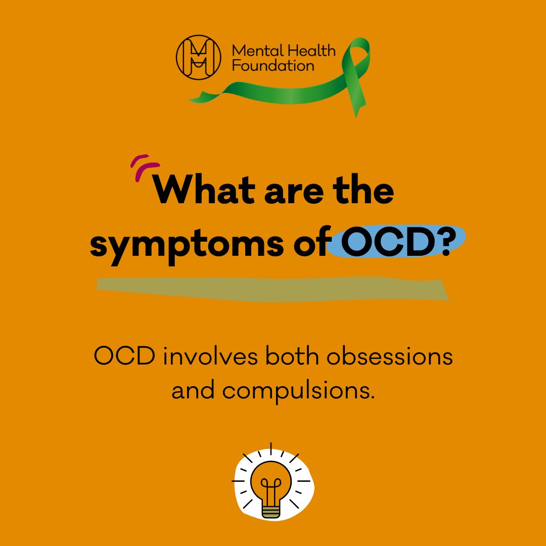 What are the symptoms of OCD? OCD involves both obsessions and compulsions. #OCDAwarenessWeek [3/9]
