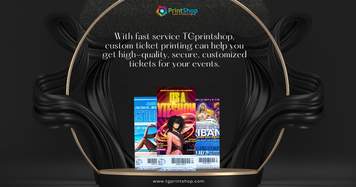 tgprintshop's tweet photo. With fast service TGprintshop, custom ticket printing can help you get high-quality, secure, customized tickets for your events.
🌐 https://t.co/WQ4VFSKhEB
📧 orders@tgprintshop.com 
.
.
.
#tgprintshop #printing #printingservices #tickets #eventtickets #customtickets #customprint https://t.co/OLiJUQ2L7Q