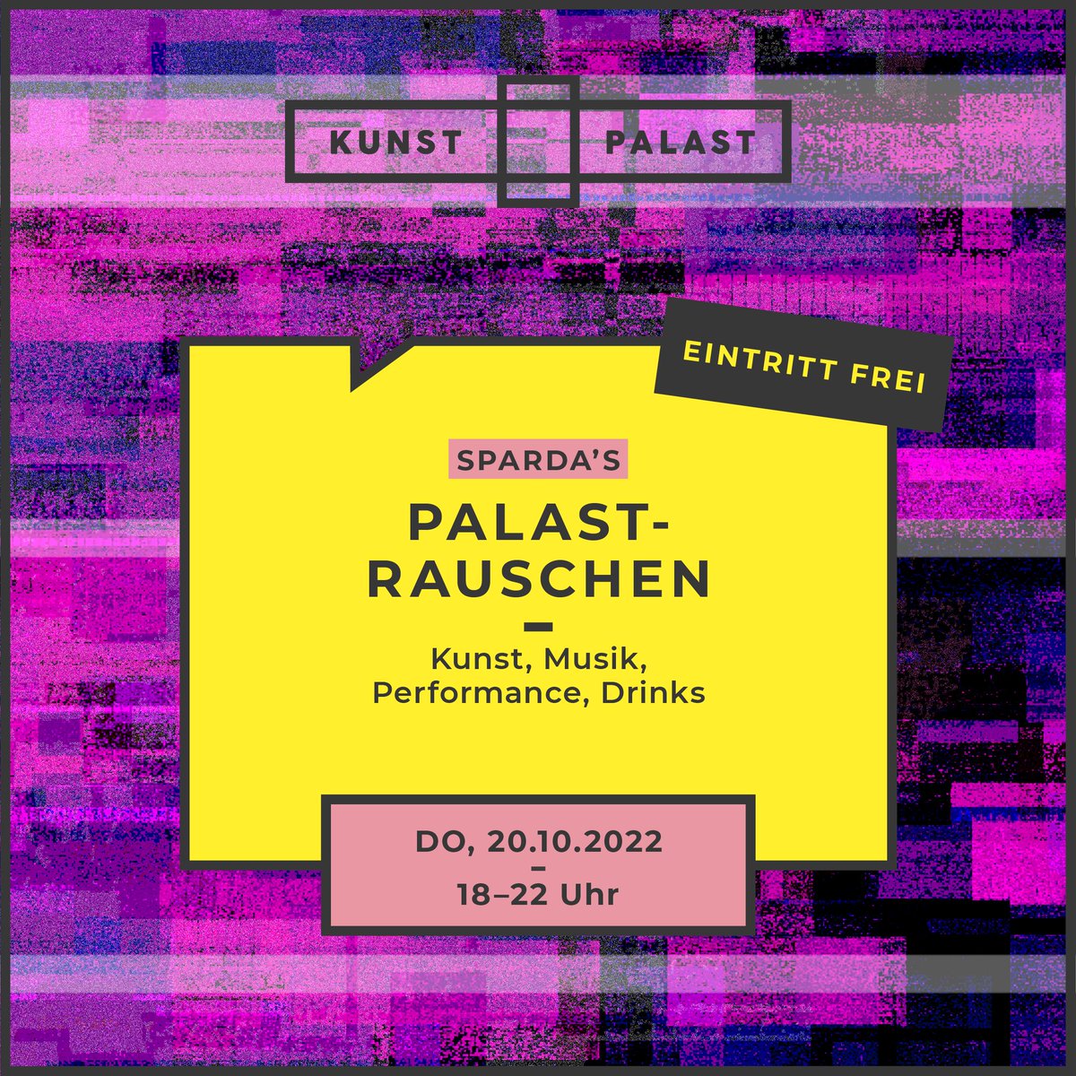 Psssst! 🤫

Hört ihr das auch? Ein Rauschen am Horizont!
In zwei Wochen ist es schon soweit: Sparda's Palastrauschen findet zum 10. Mal bei uns und im <a href="/NRW_FORUM/">NRW-Forum Düsseldorf</a> statt! 🌊