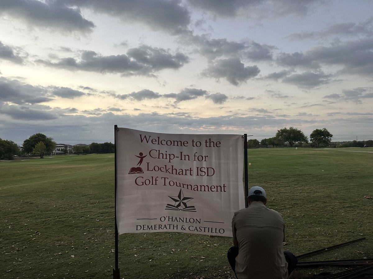 stepharillo's tweet image. Getting ready for the ⁦@Foundation4LISD⁩ Annual Golf Tournament! #LockHeartforPeople ⁦@LockhartISD⁩