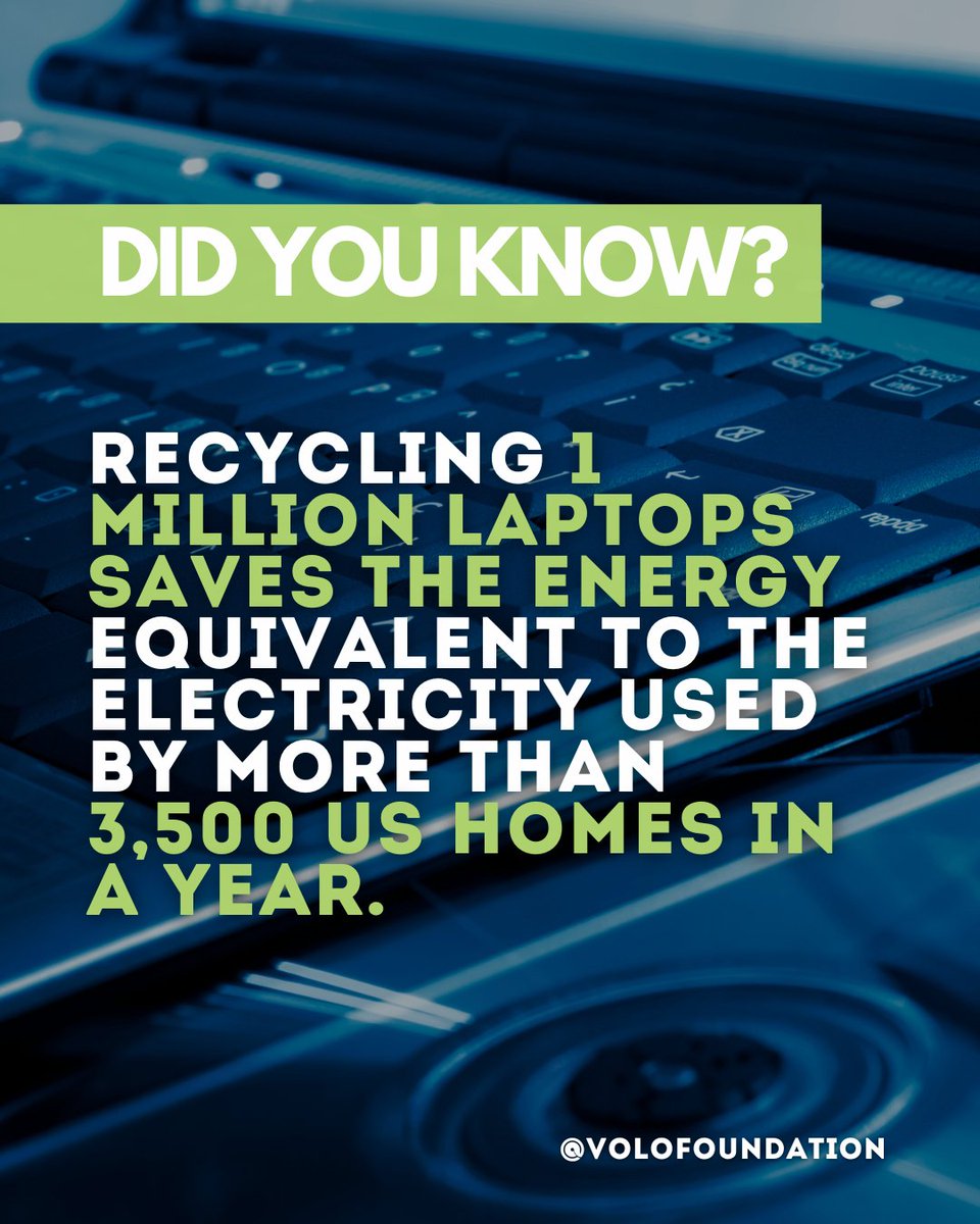 🌎Today is International E-Waste Day! Electronics are made from valuable resources and materials, including metals, plastics, and glass, all of which require energy to mine and manufacture. 🔋📱💻 
epa.gov/recycle/electr…