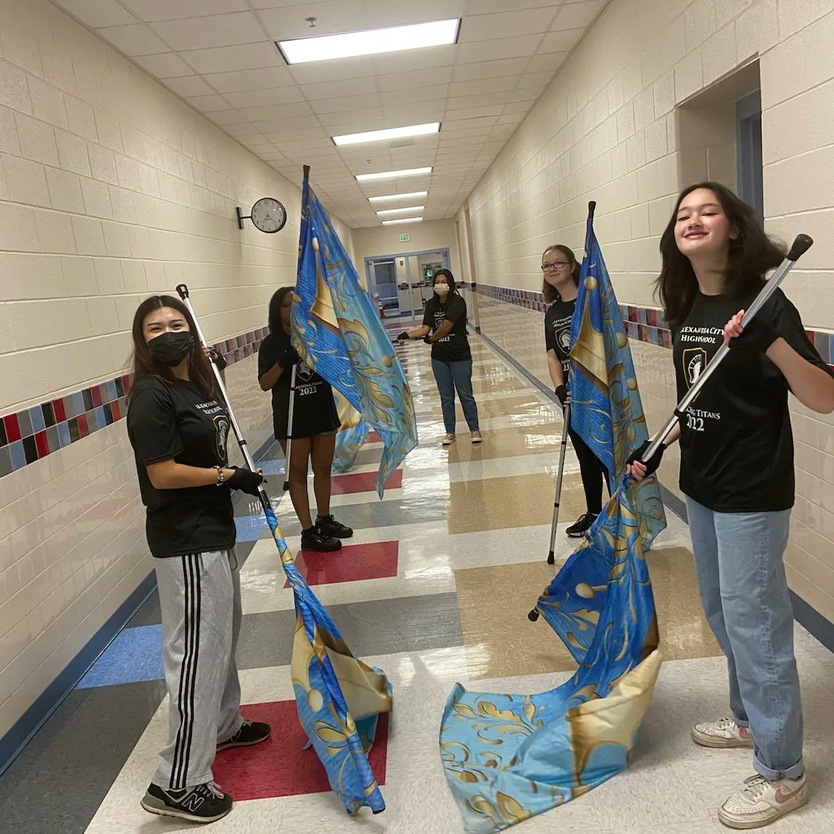 AchsBand's tweet photo. Tune in to Fox 5 DC this morning for a live pep rally at ACHS to celebrate our volleyball and football teams as well as our cheerleaders and band!  🏈 🏐 🎺 https://t.co/83XXTSDqR6