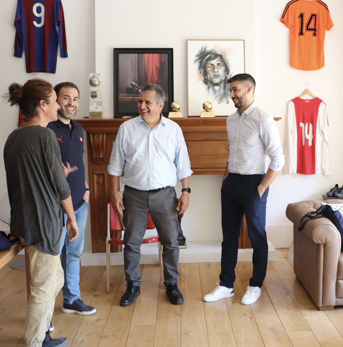 Johan Cruyff Institute (@cruyffinstitute) on Twitter photo We have received the visit of our partner <a href="/FCCPoficial/">Fundación Club Cerro Porteño</a> in our office, with a view to educating projects for professionals and young talents in #Paraguay.
Thank you for your visit and see you soon!
#EducatingLeaders We have received the visit of our partner <a href="/FCCPoficial/">Fundación Club Cerro Porteño</a> in our office, with a view to educating projects for professionals and young talents in #Paraguay.
Thank you for your visit and see you soon!
#EducatingLeaders
