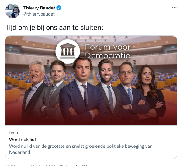 ldekleijn's tweet photo. Boos omdat je het niet meer trekt met je inkomen door inflatie, energiearmoede? Lid worden van @fvdemocratie is dan slechtste keuze. Deze partij is tegen verhoging van het minimumloon en vindt dat de privatisering van energie oke is. Neoliberalen in een populistisch, bruin jasje. https://t.co/Z76nfDP8S2