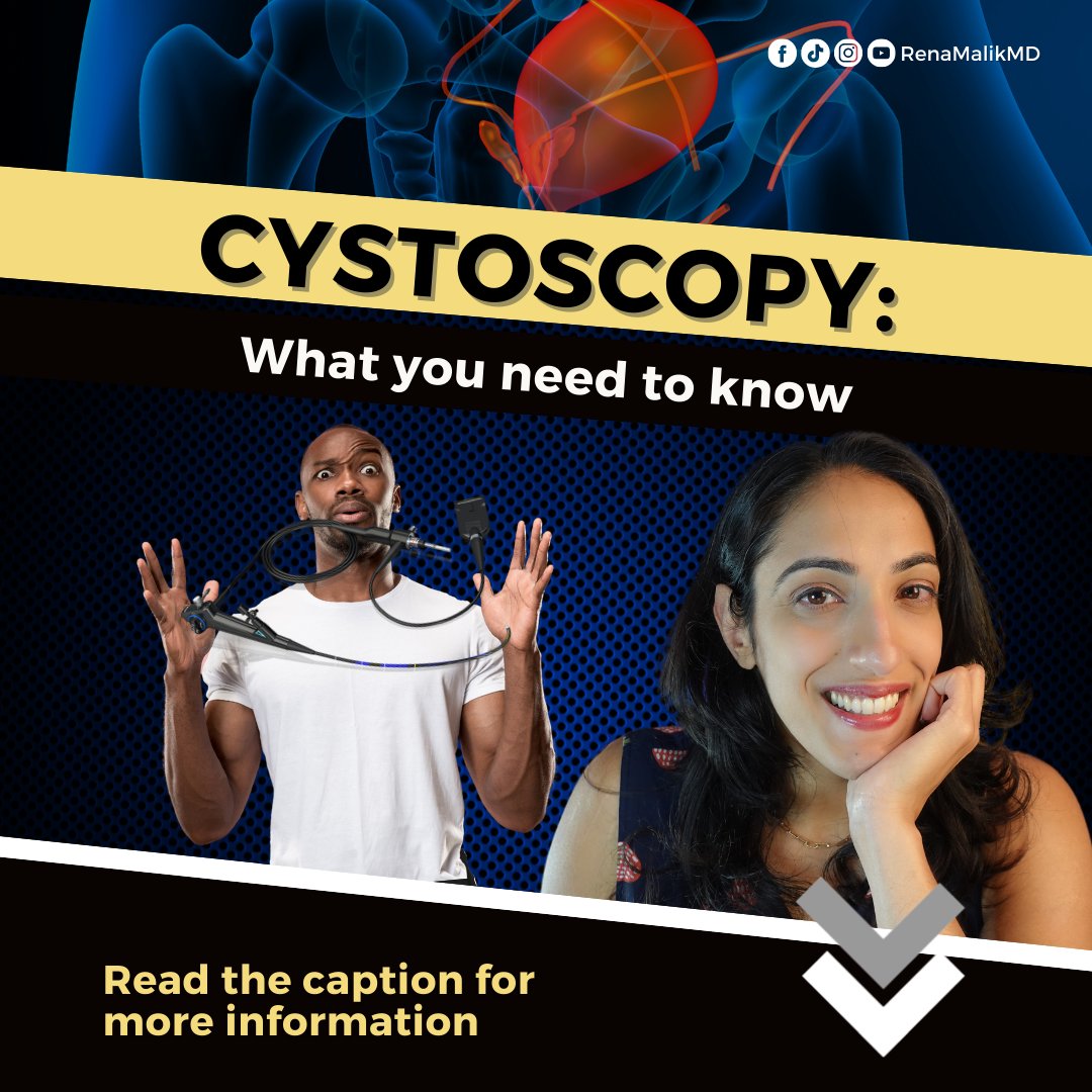 RenaMalikMD's tweet photo. What is cystoscopy?
Watch the full video here: https://t.co/F4WmNh1ZFu
#cystoscopy #cystoscopy101 #bladderhealth #bladderissues #bladderproblems #urology #renamalikmd https://t.co/2HQQSOLuPr