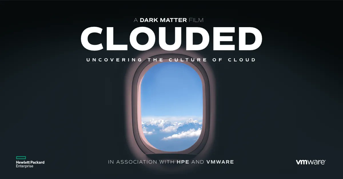 When did the term ‘cloud’ become so clouded? This October, Dark Matter’s film, Clouded, premieres, uncovering the culture of cloud technologies and their effect on business and society. Register for the premiere: buff.ly/3ChHUD8 #ConsciouslyHybrid

buff.ly/3dPPJXj