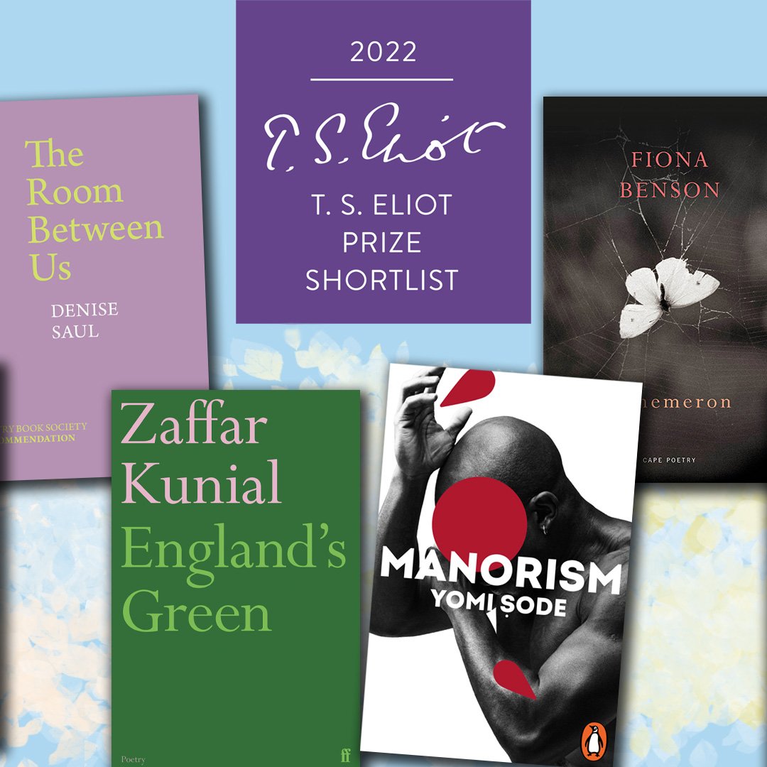 What a soaring @tseliotprize shortlist this year! Big congrats to all selected poets with particular thrills for @victoriaadukwei @YomiSode @ZaffarKunial @adjoseph & @DeniseSaul tseliot.com/prize/the-t-s-… #poetry