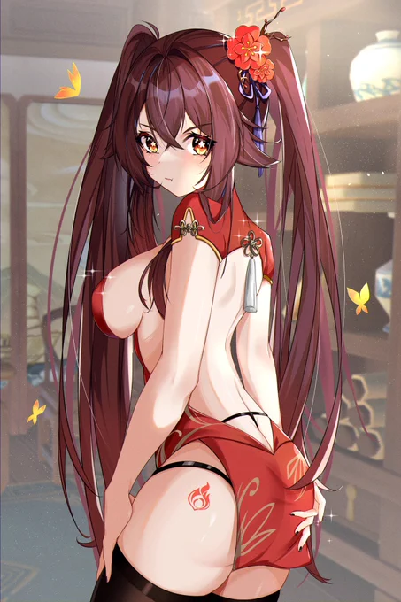 「フータオ、この服を着替えてくれる?」「どこでこんな服を見つけたの!?」#原神 #Genshinimpact #フータオ #HuTao 