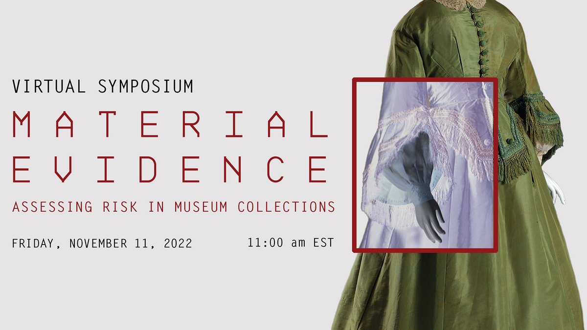 Made with arsenic &amp; mercury, many historical museum collection objects are beautiful, yet hazardous. How do we navigate these risks?

Attend MFIT’s virtual symposium, “Material Evidence: Assessing Risk in Museum Collections” <a href="/US_IMLS/">IMLS</a>

PREMIERE: 11/11, 11am
fitnyc.edu/museum/events/…
