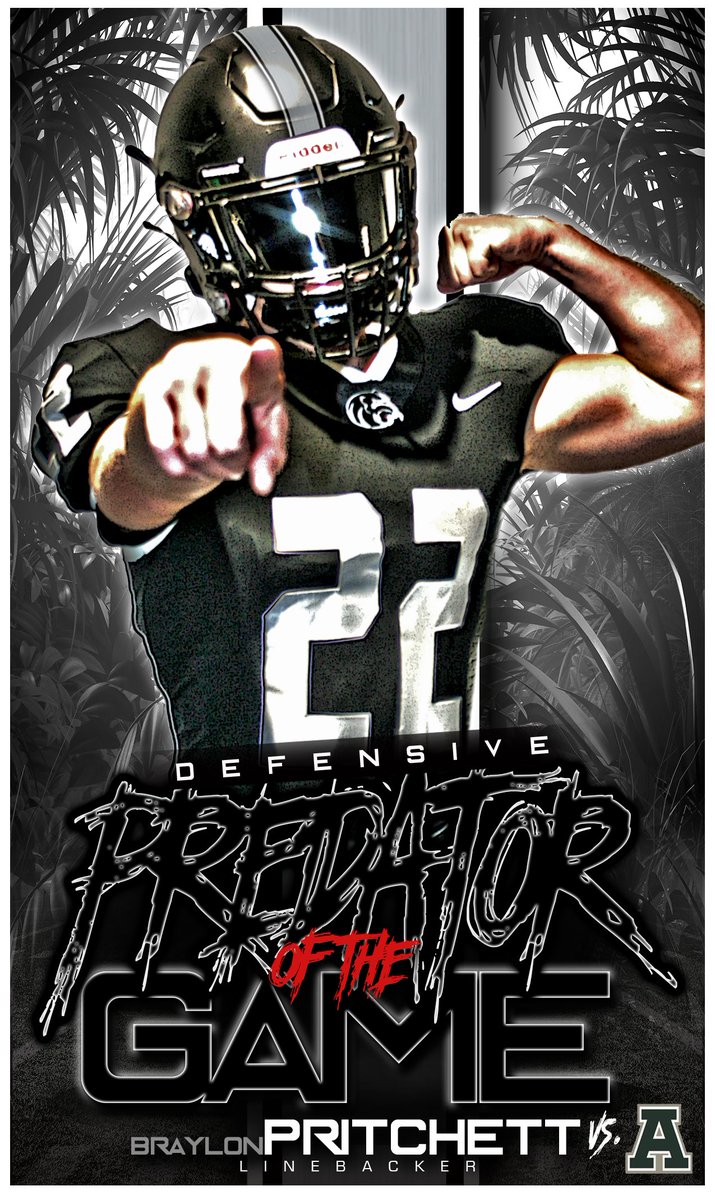 RidgelandHSFtbl's tweet photo. Congrats to the Predators of the Week and other Award Winners from last Friday's game vs. Adairsville. #buildingCHAMPIONS #PREDATORorprey @RHSPantherAth https://t.co/GXlzqCpak9