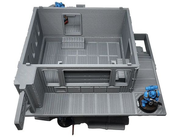 The MidRim City Parlor Bar scaled for 28mm - 34mm #scifi gaming. corvusgamesterrain.com/collections/ga… #3Dprinting #wargaming #starwarslegion #stargrave #cyberpunk #dredd #necromunda #warhammer40000 #infinitythegame #tabletopgaming