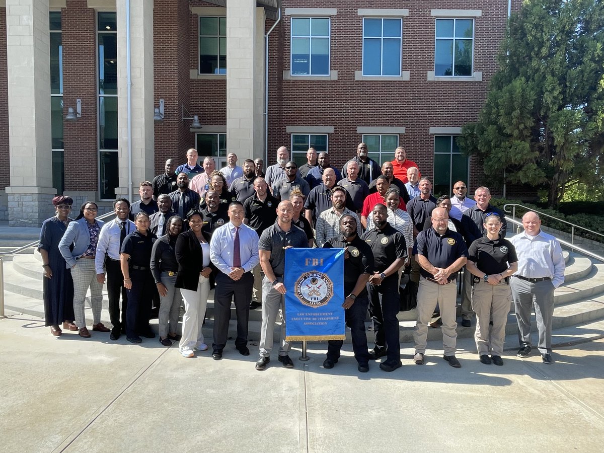 FBILEEDA's tweet photo. Go Panthers! Congratulations to the graduates of this week's SLI hosted by Chief Anthony Coleman and the Georgia State University Police Department. https://t.co/99r1dgWD1F